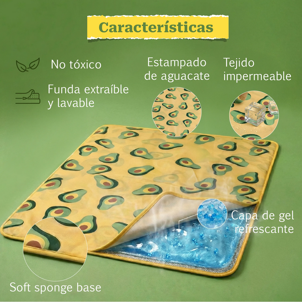 AvoChill | Cooling Mat with Gel Layer & Washable Cover