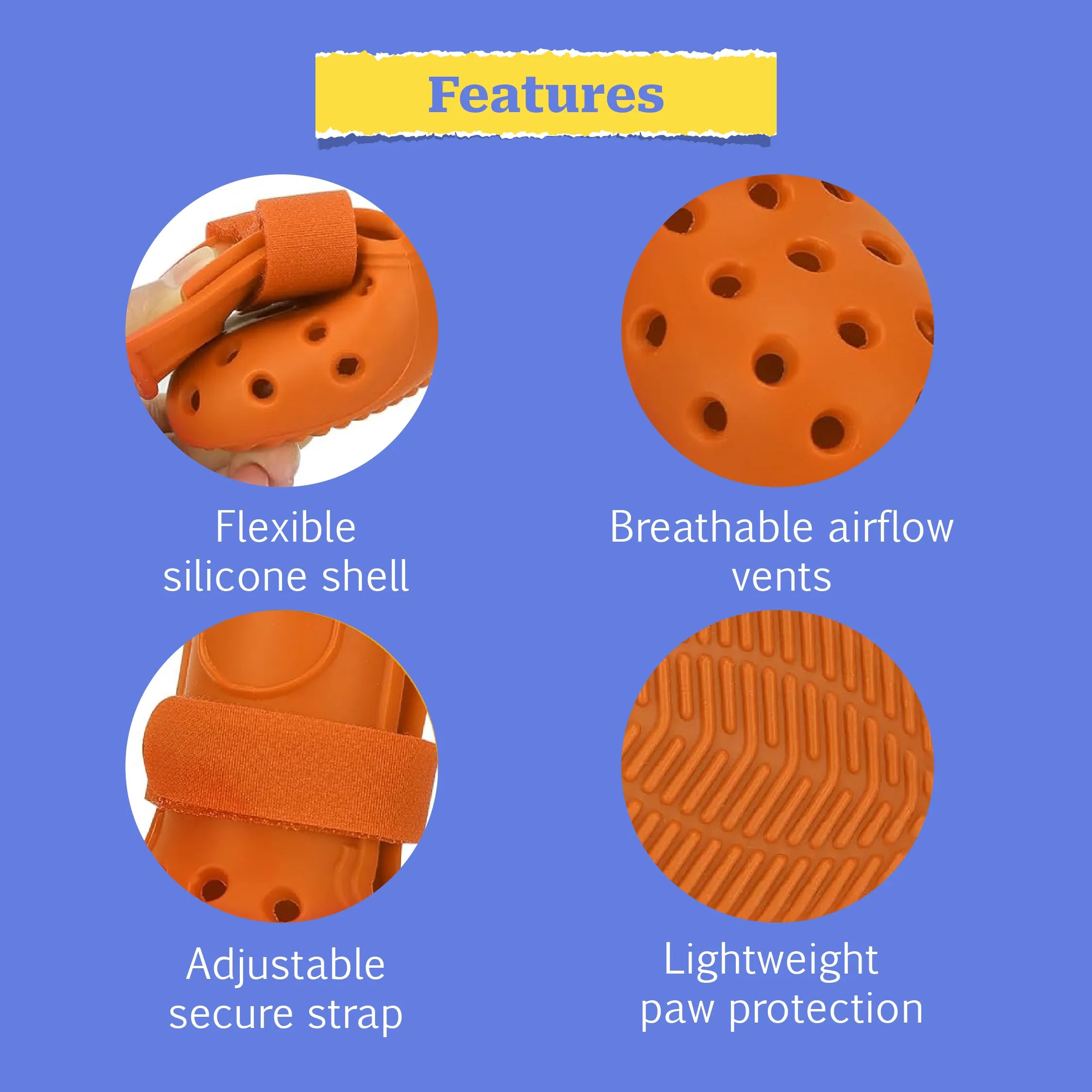 Crocster Boots – Breathable Silicone Paw Shoes for Dogs