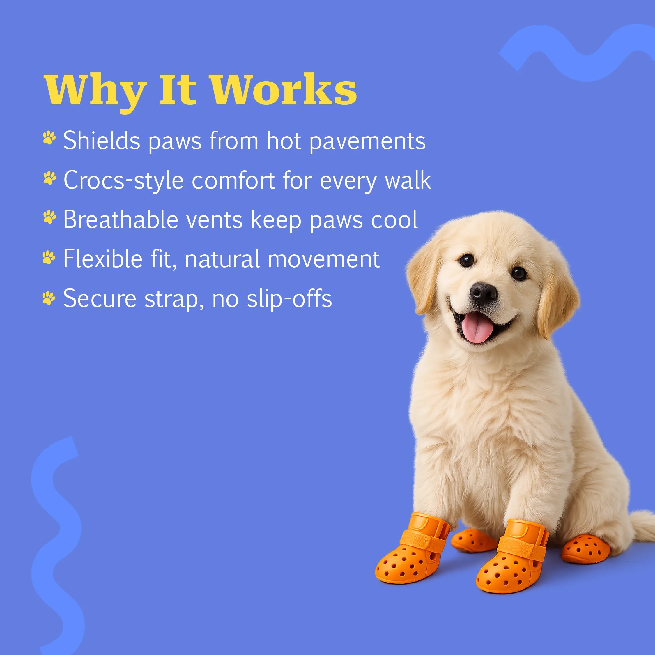 Crocster Boots – Breathable Silicone Paw Shoes for Dogs