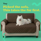 CouchCrush | Waterproof Sofa Cover with Armrest Protection for Fur & Stains