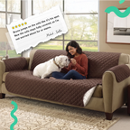 CouchCrush | Waterproof Sofa Cover with Armrest Protection for Fur & Stains