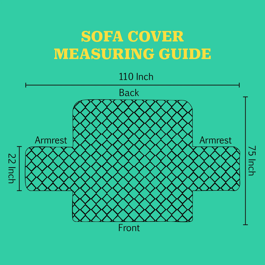 CouchCrush | Waterproof Sofa Cover with Armrest Protection for Fur & Stains