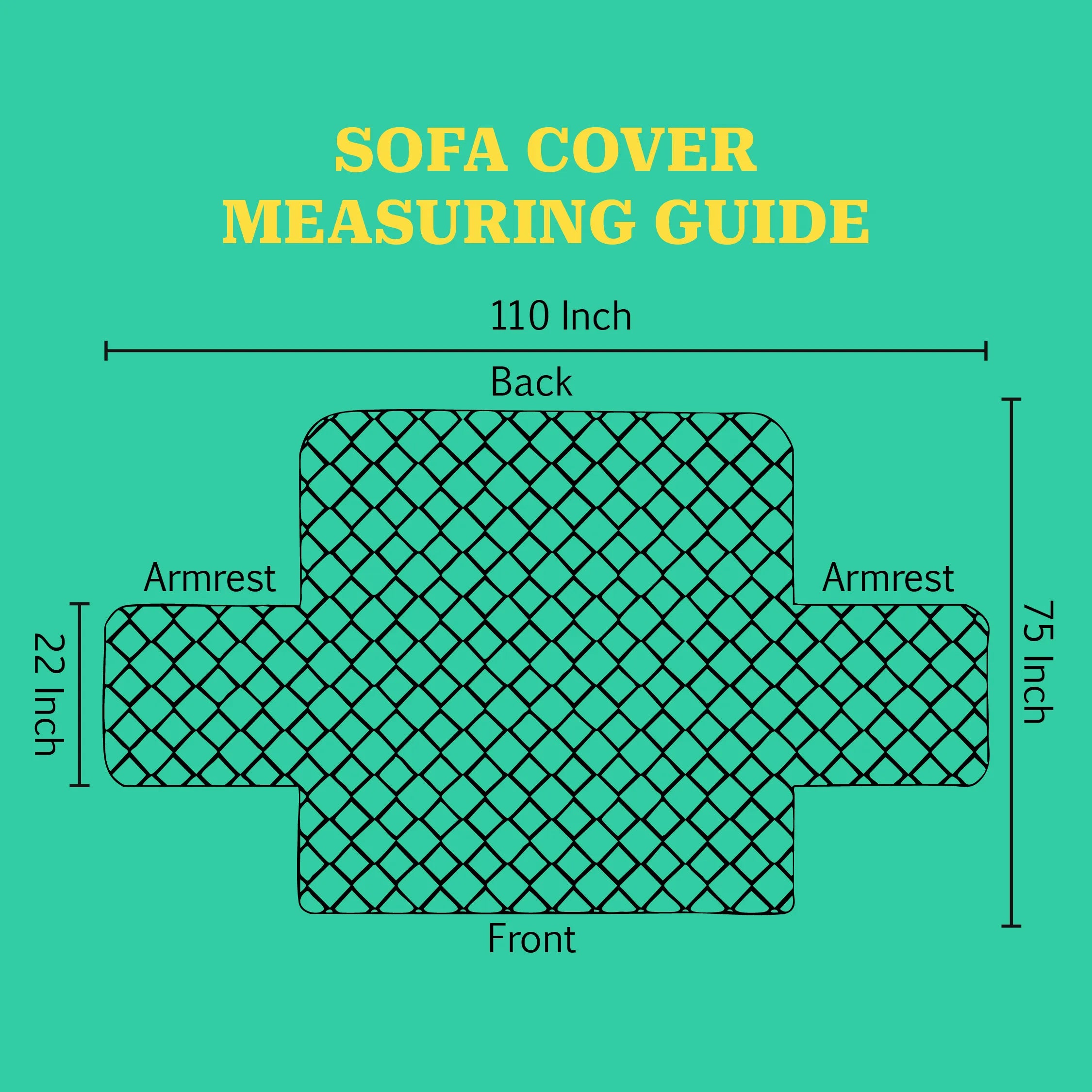 CouchCrush | Waterproof Sofa Cover with Armrest Protection for Fur & Stains