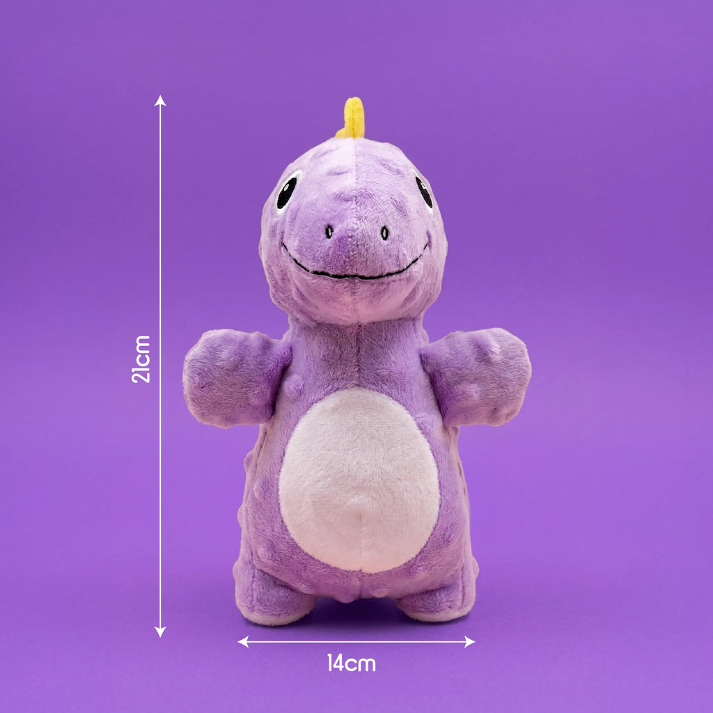 DinoSqueak | Interactive Squeaky Dog Toy. Built-in Squeak. Washable. Endless Play.