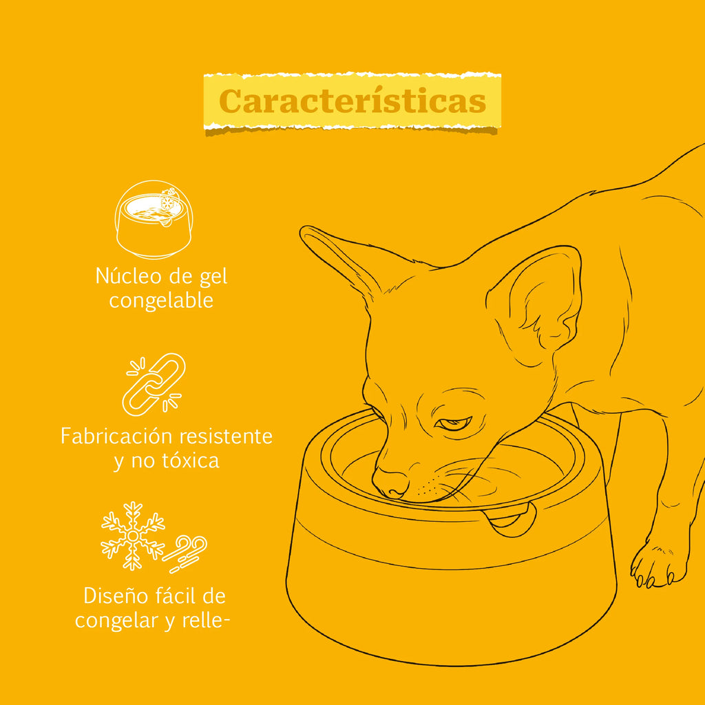 FrostSip Bowl | Freezable Water Bowl for Cooler Sips