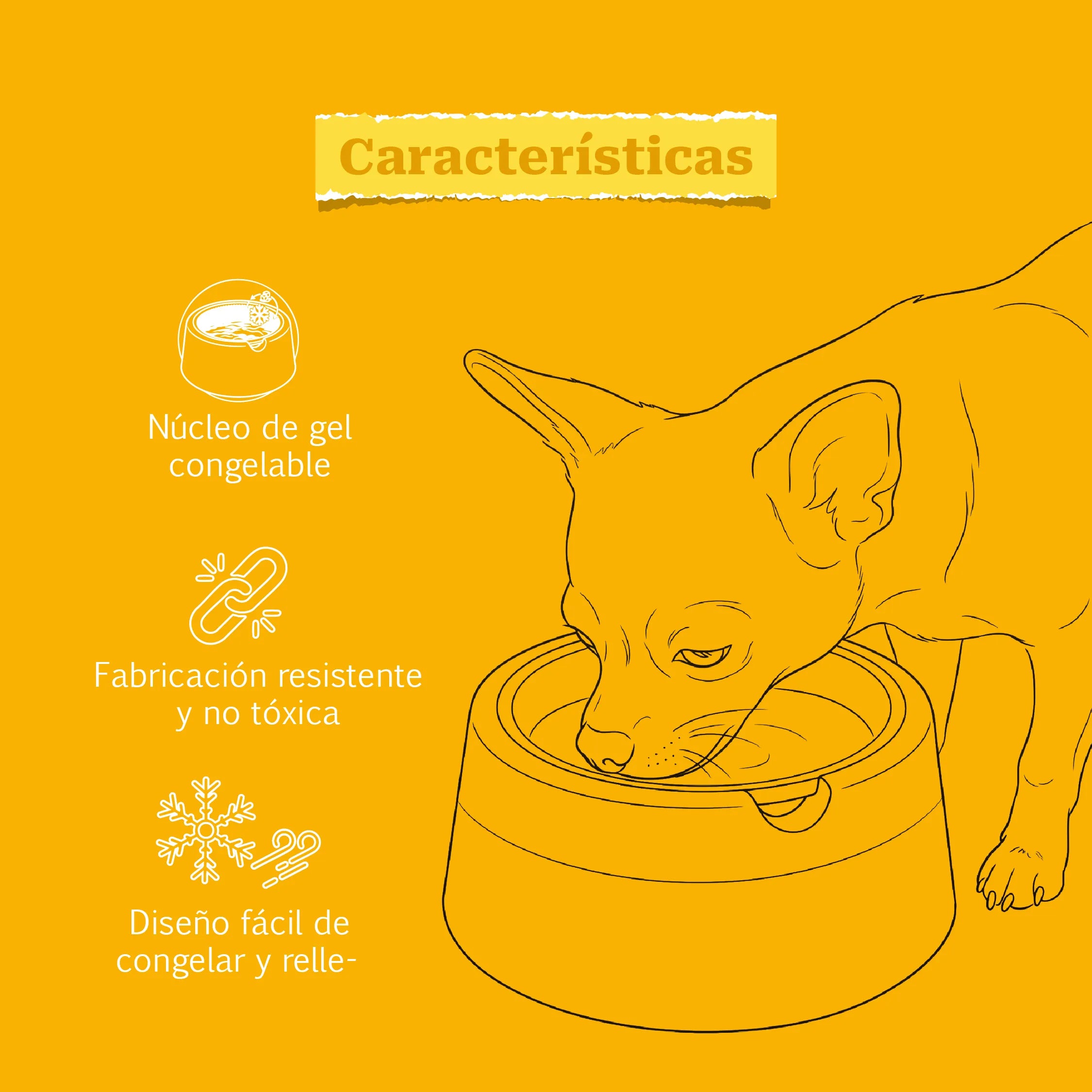 FrostSip Bowl | Freezable Water Bowl for Cooler Sips