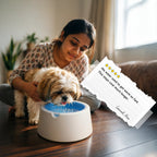 FrostSip Bowl | Freezable Water Bowl for Cooler Sips
