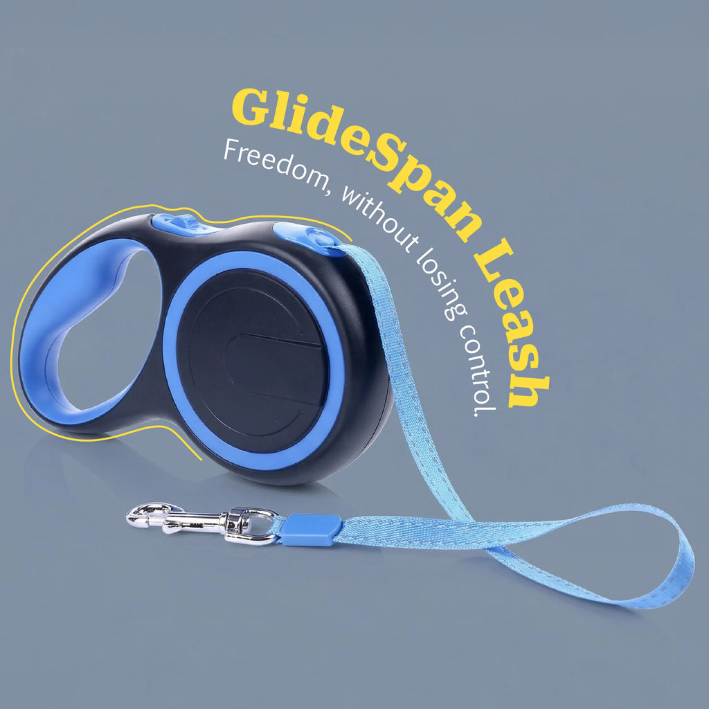 GlideSpan Leash | Retractable Leash for Controlled Freedom on Walks