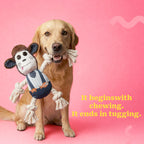 MonkeyMischief | Dual Play Toy for Chewing & Tugging