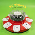 NibbleDock | Puzzle Toy with Sliding Covers & Treat Compartments
