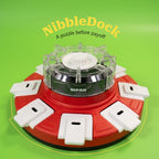 NibbleDock | Puzzle Toy with Sliding Covers & Treat Compartments