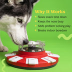 NibbleDock | Puzzle Toy with Sliding Covers & Treat Compartments