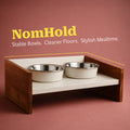 NomHold|Magnetic Pet Feeding Station Stable Bowls & Mess-Free Mealtime