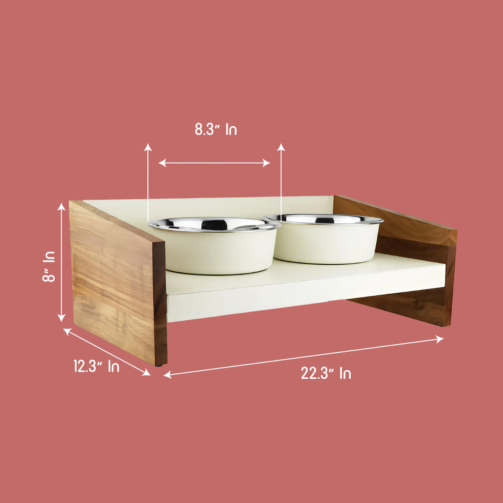 NomHold|Magnetic Pet Feeding Station Stable Bowls & Mess-Free Mealtime