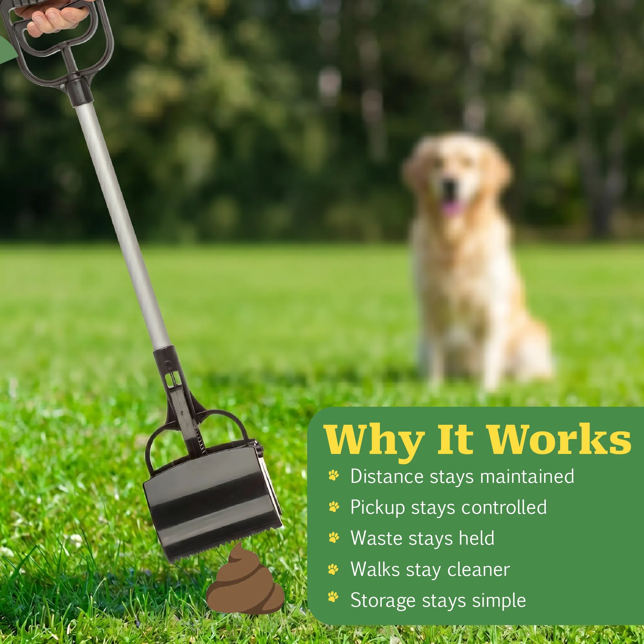 PoopClamp | Poop Pickup Tool for Daily Walks