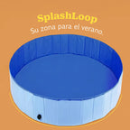 SplashLoop | Foldable Dog Pool. Holds Shape. Drains Easy. Stays Put.