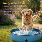 SplashLoop | Foldable Dog Pool. Holds Shape. Drains Easy. Stays Put.