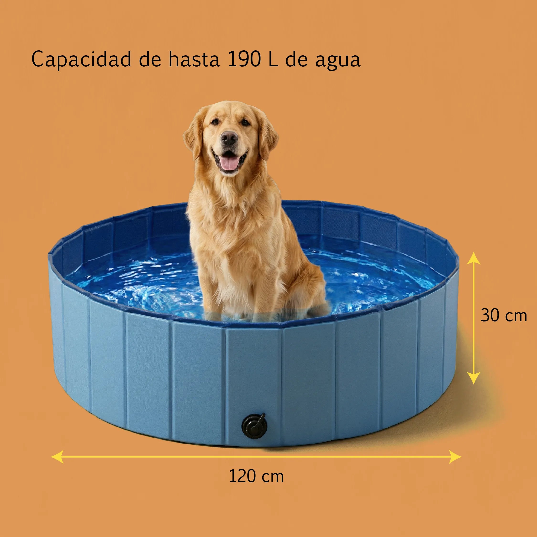 SplashLoop | Foldable Dog Pool. Holds Shape. Drains Easy. Stays Put.