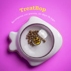 TreatBop – Push-Activated Treat Tumbler for Dogs | Rolling Treat Dispensing Toy