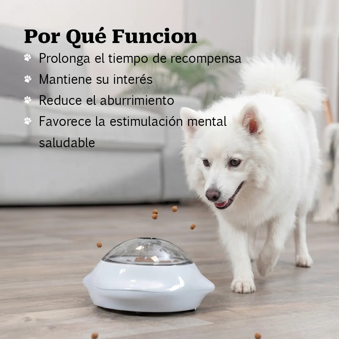 TreatBop – Push-Activated Treat Tumbler for Dogs | Rolling Treat Dispensing Toy