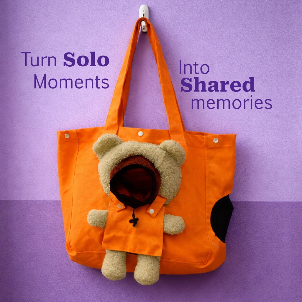 CarryCore | Pet Tote Bag | Breathable Travel Carrier for Small Pets (Up to 6.5 kg)