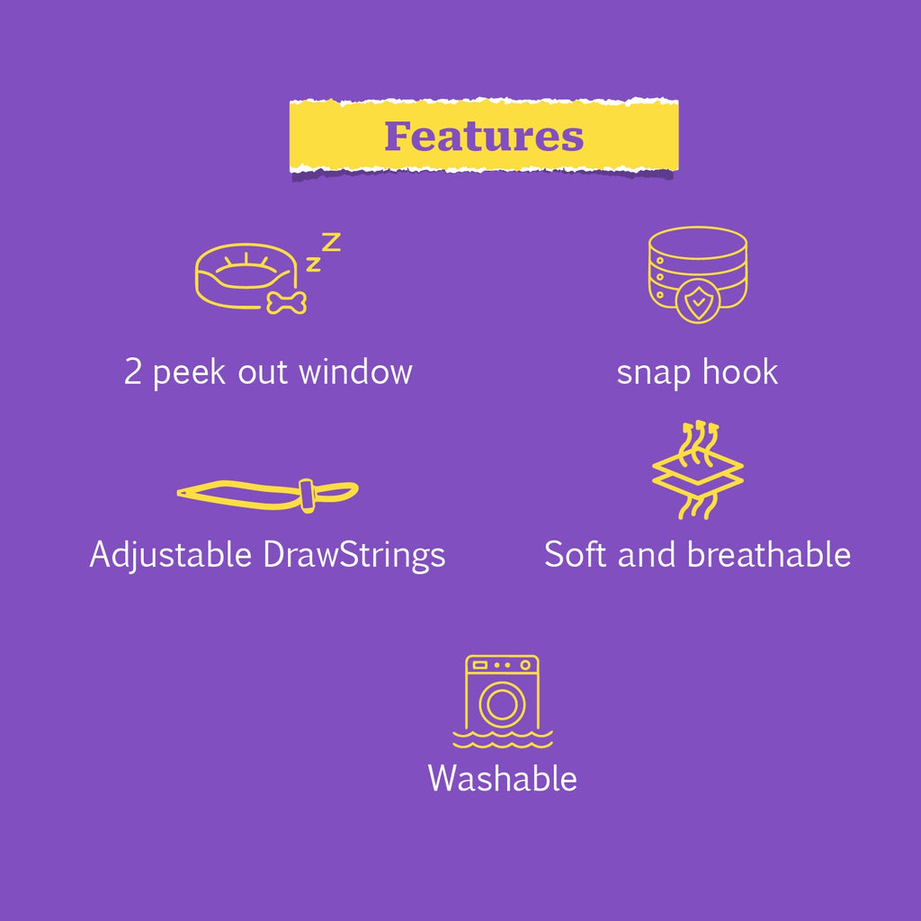 CarryCore | Pet Tote Bag | Breathable Travel Carrier for Small Pets (Up to 6.5 kg)