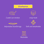 CarryCore | Pet Tote Bag | Breathable Travel Carrier for Small Pets (Up to 6.5 kg)