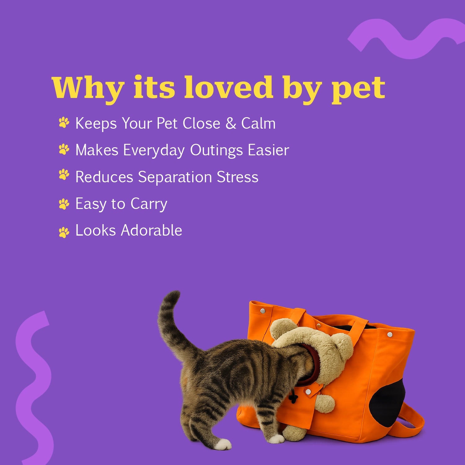 CarryCore | Pet Tote Bag | Breathable Travel Carrier for Small Pets (Up to 6.5 kg)