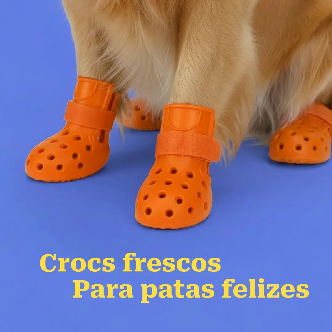 Crocster Boots – Breathable Silicone Paw Shoes for Dogs