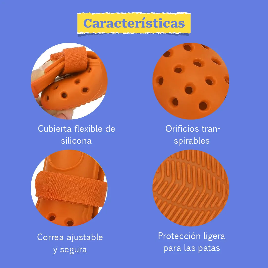 Crocster Boots – Breathable Silicone Paw Shoes for Dogs
